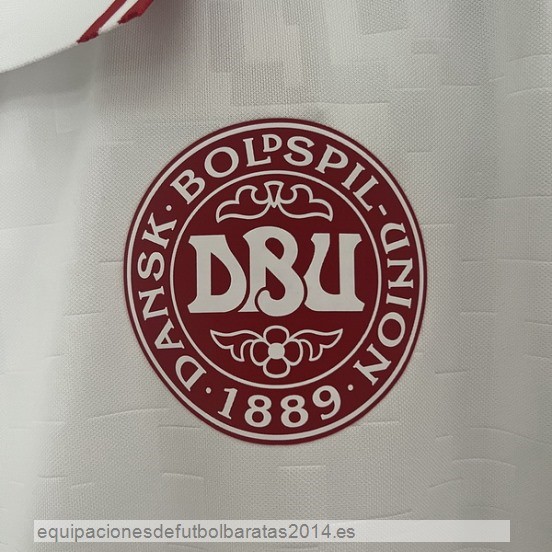 Nuevo Tailandia 2ª Camiseta Dinamarca 2024 Blanco Baratas
